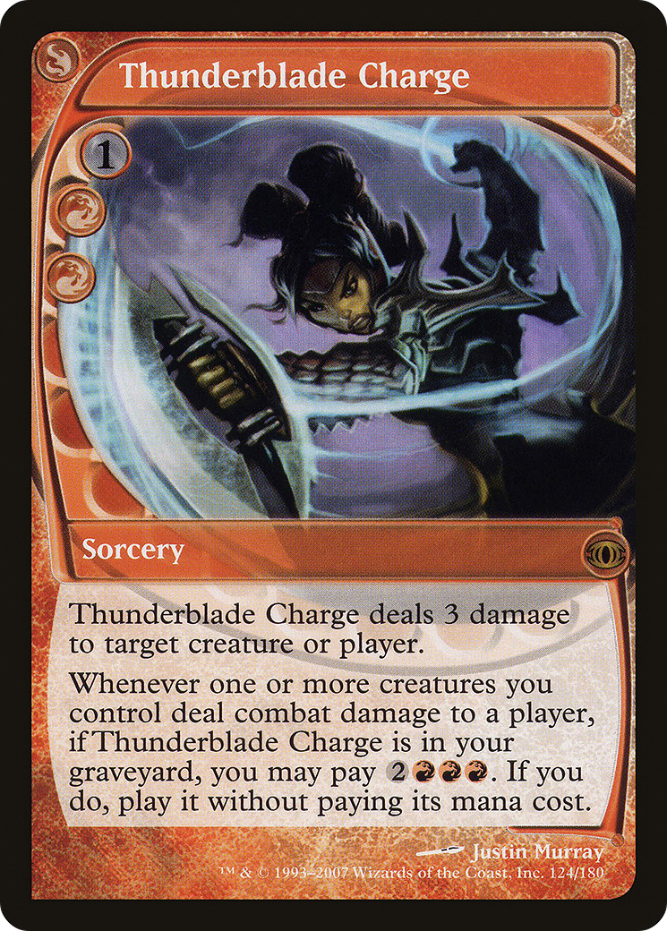 Thunderblade Charge (FUT-124) [Future Sight]