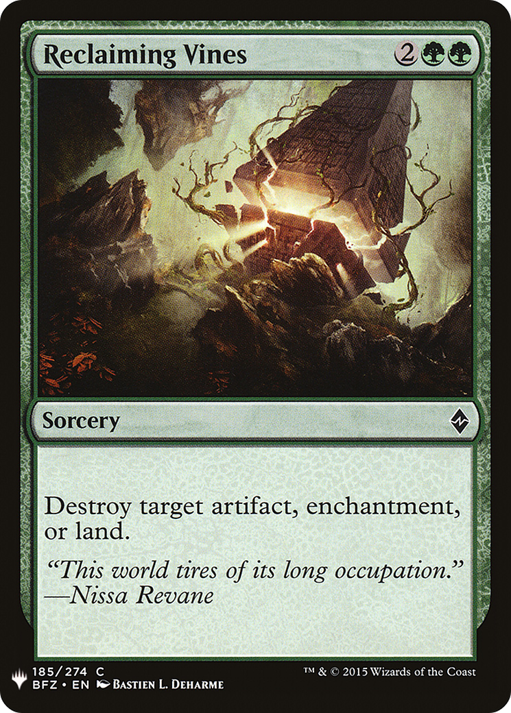 Reclaiming Vines (LIST-BFZ-185) [The List]