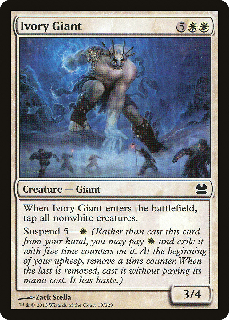 Ivory Giant (MMA-019) [Modern Masters] Foil