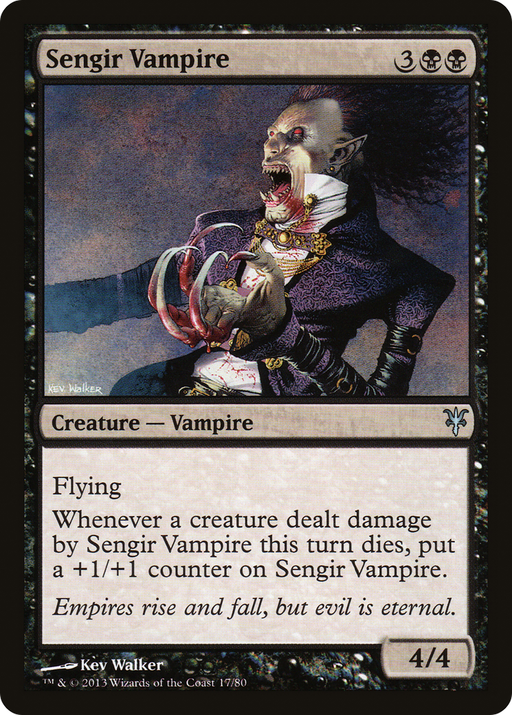 Sengir Vampire (DDK-017) [Duel Decks: Sorin vs. Tibalt]