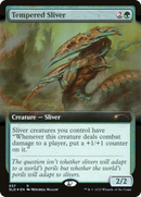 Tempered Sliver (Extended Art) (SLD-657) [Secret Lair Drop] Foil
