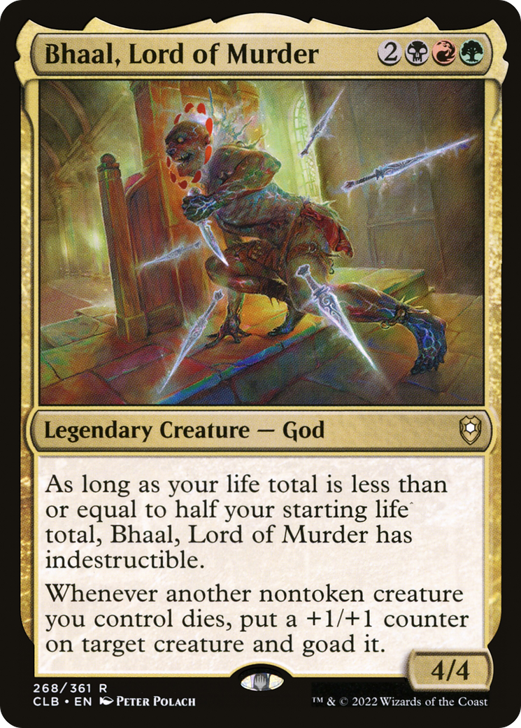 Bhaal, Lord of Murder (CLB-268) [Commander Legends: Battle for Baldur's Gate] Foil