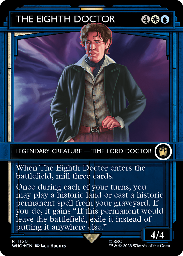 The Eighth Doctor (WHO-1150) [Doctor Who]: (Showcase) (Borderless) Foil