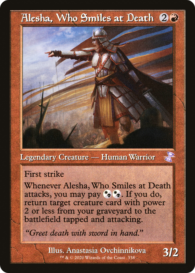 Alesha, Who Smiles at Death (TSR-338) [Time Spiral Remastered] Foil