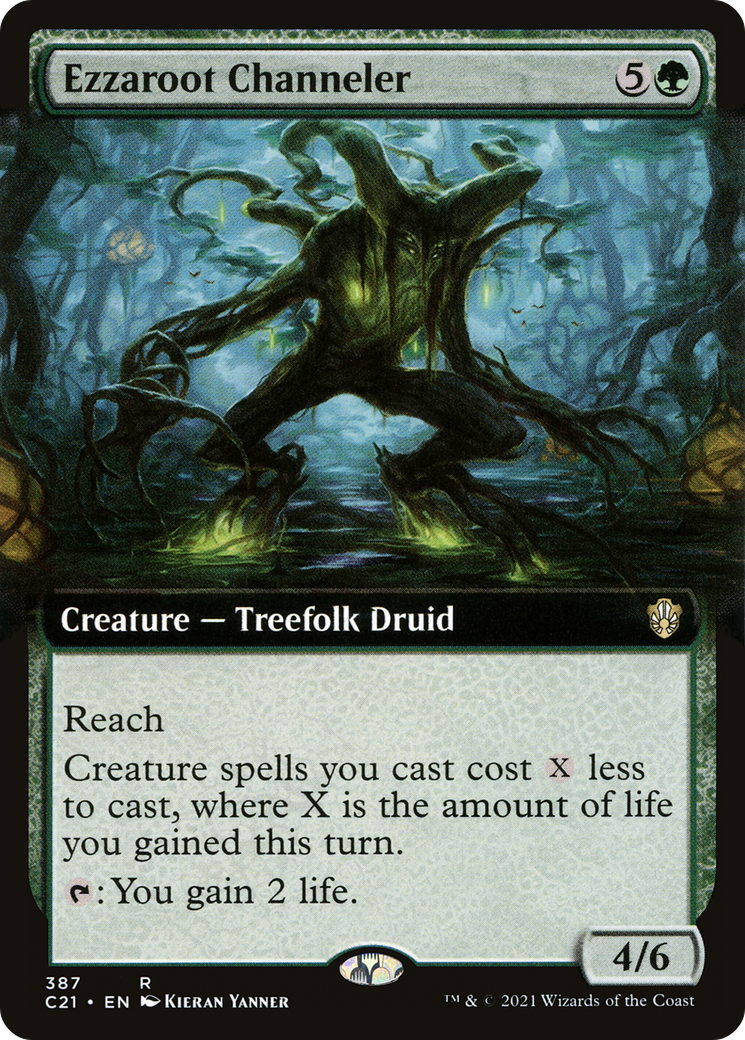 Ezzaroot Channeler (Extended Art) (C21-387) [Commander 2021]