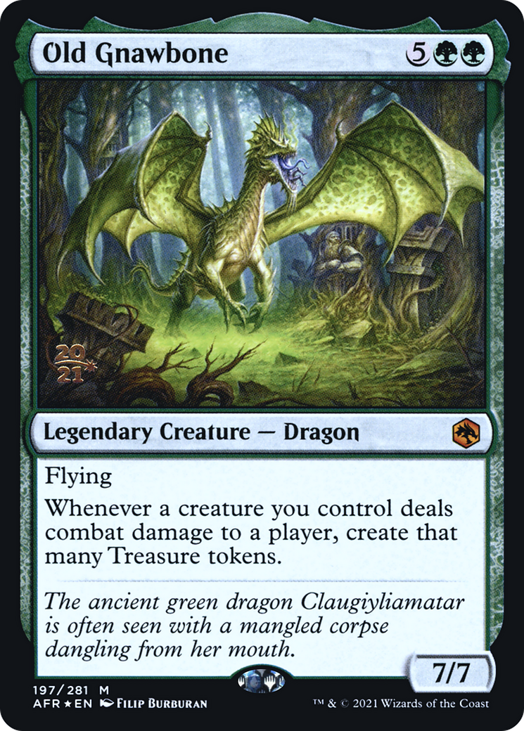 Old Gnawbone (PRE-197S) [Adventures in the Forgotten Realms Promos] Foil