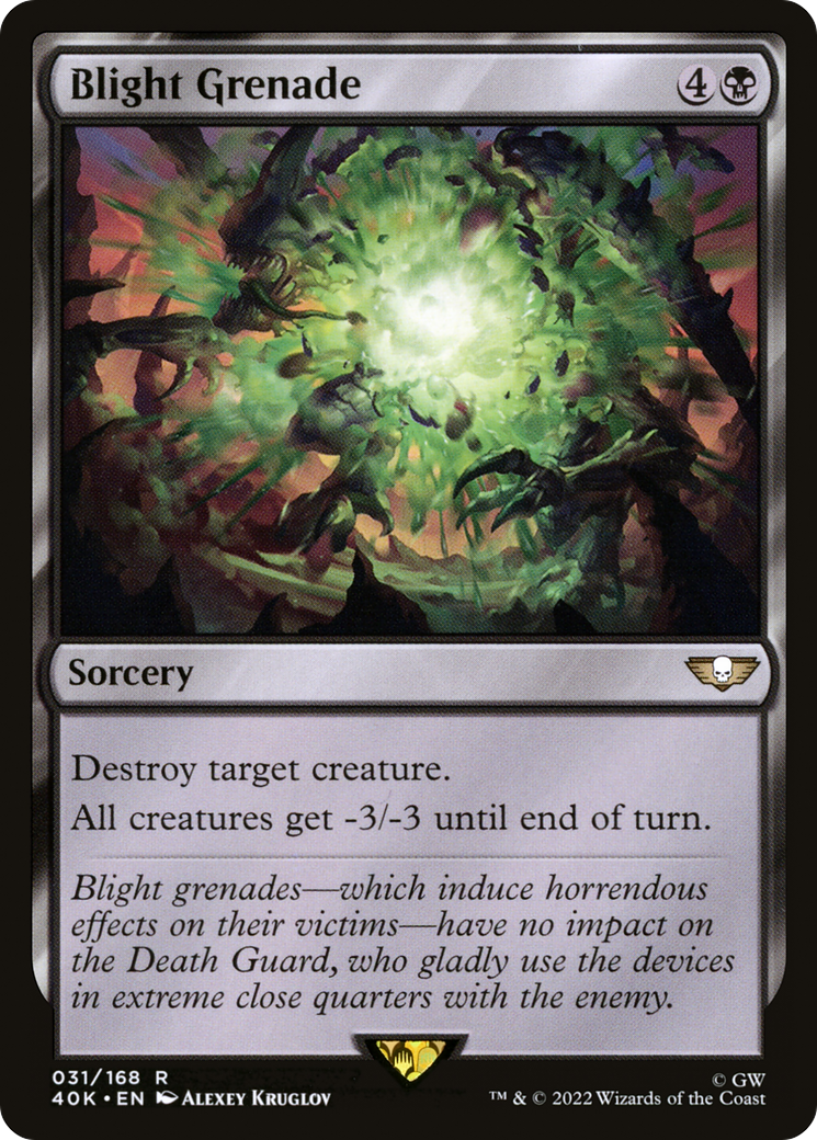 Blight Grenade (40K-031) [Warhammer 40,000 Commander]