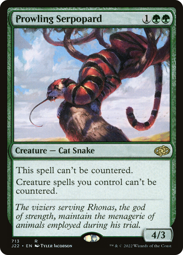 Prowling Serpopard (J22-713) [Jumpstart 2022]