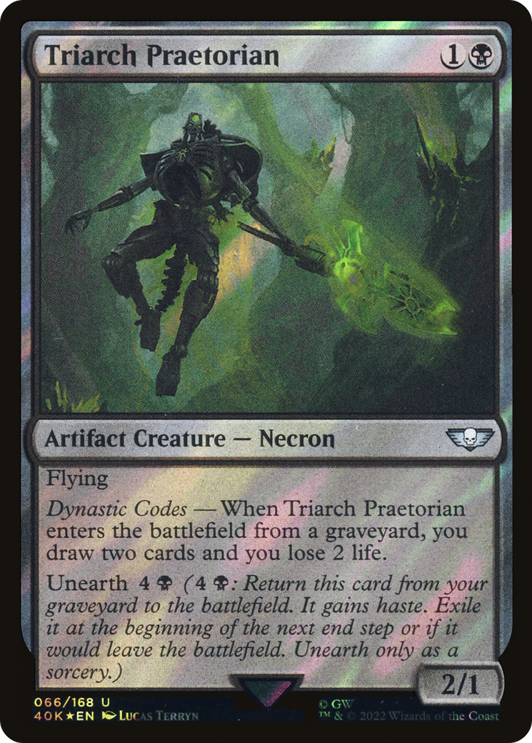 Triarch Praetorian (Surge Foil) (40K-066) [Warhammer 40,000 Commander] Foil