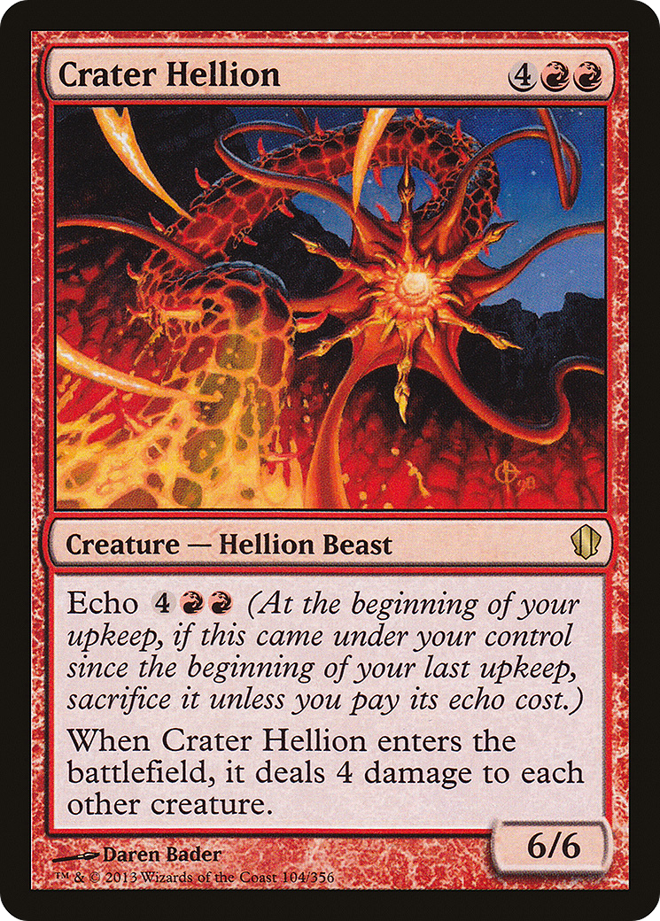 Crater Hellion (C13-104) [Commander 2013]