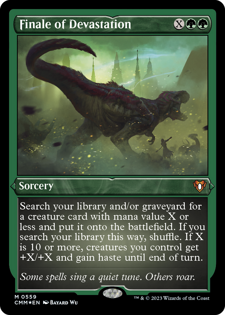 Finale of Devastation (CMM-559) [Commander Masters] Etched Foil