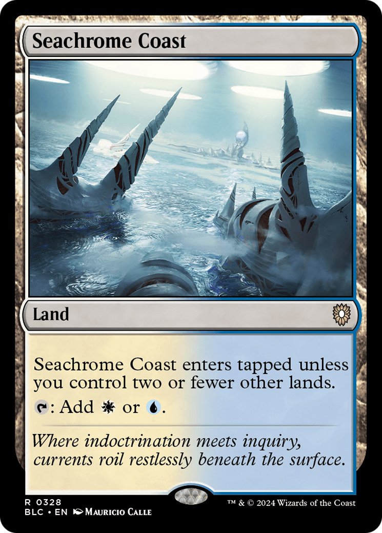 Seachrome Coast (BLC-328) [Bloomburrow Commander]