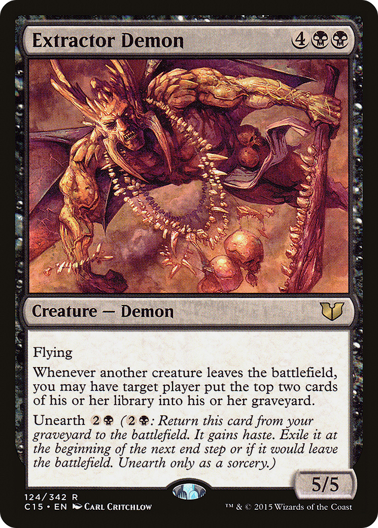 Extractor Demon (C15-124) [Commander 2015]