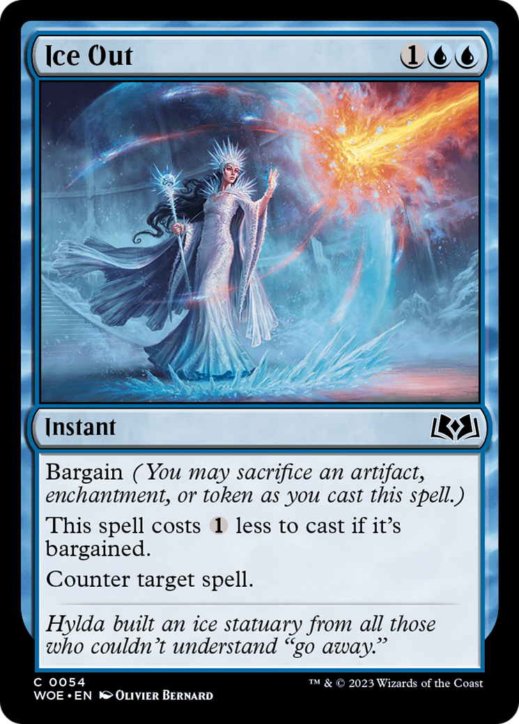 Ice Out (WOE-054) [Wilds of Eldraine] Foil