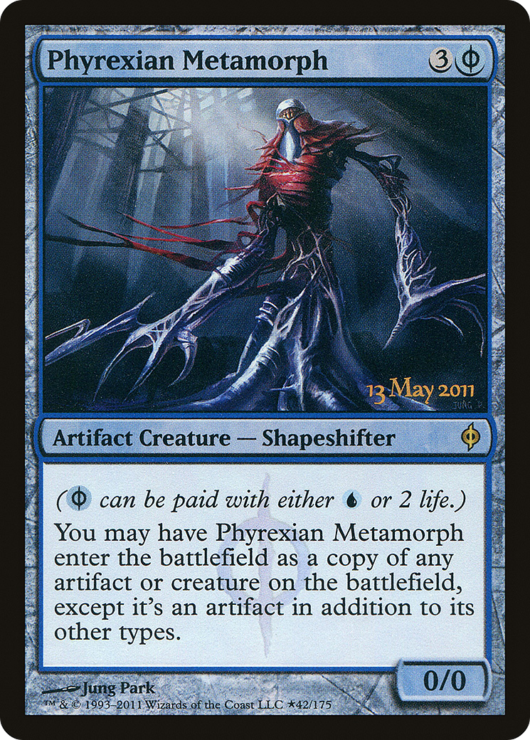 Phyrexian Metamorph (LARP-42★) [New Phyrexia Promos] Foil