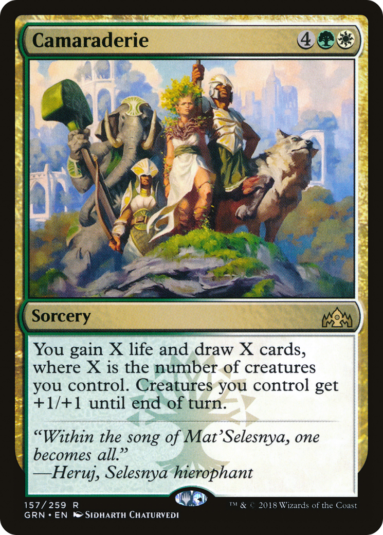 Camaraderie (GRN-157) [Guilds of Ravnica] Foil