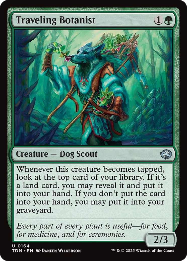 Traveling Botanist (TDM-164) [Tarkir: Dragonstorm]
