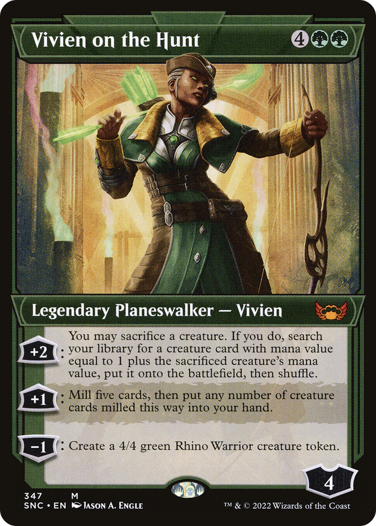 Vivien on the Hunt (Showcase) (SNC-347) [Streets of New Capenna]