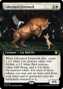 Liberated Livestock (WOC-041) [Wilds of Eldraine Commander]: (Extended Art)