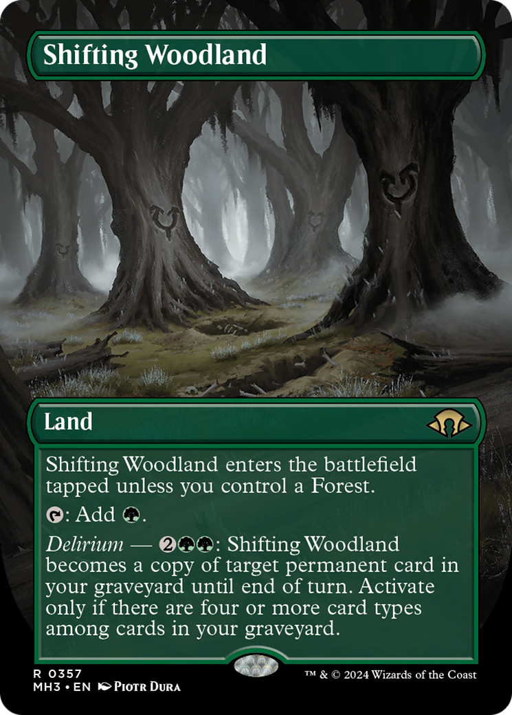 Shifting Woodland (MH3-357) [Modern Horizons 3] (Borderless)