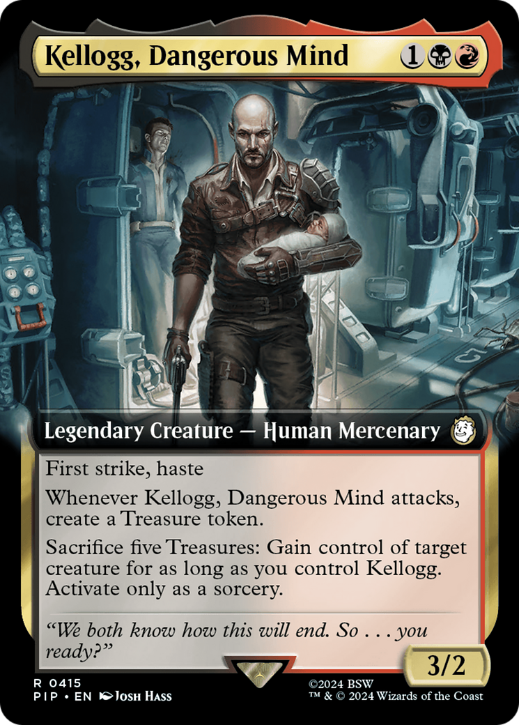 Kellogg, Dangerous Mind (PIP-415) [Fallout]: (Extended Art) Foil