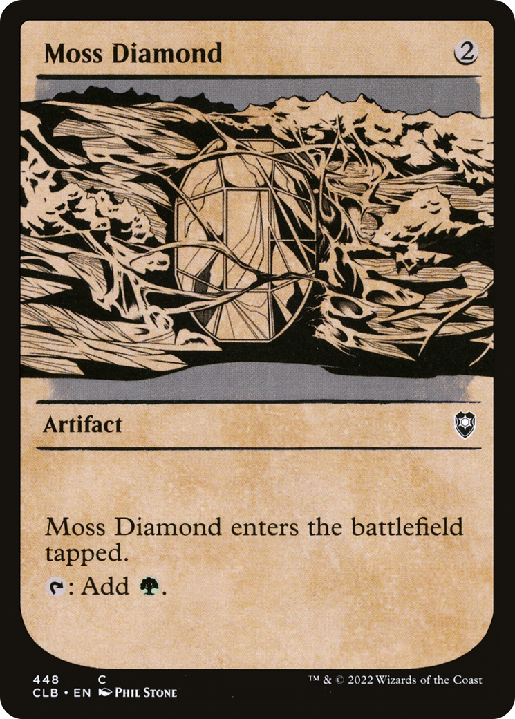 Moss Diamond (CLB-448) [Commander Legends: Battle for Baldur's Gate]: (Showcase)