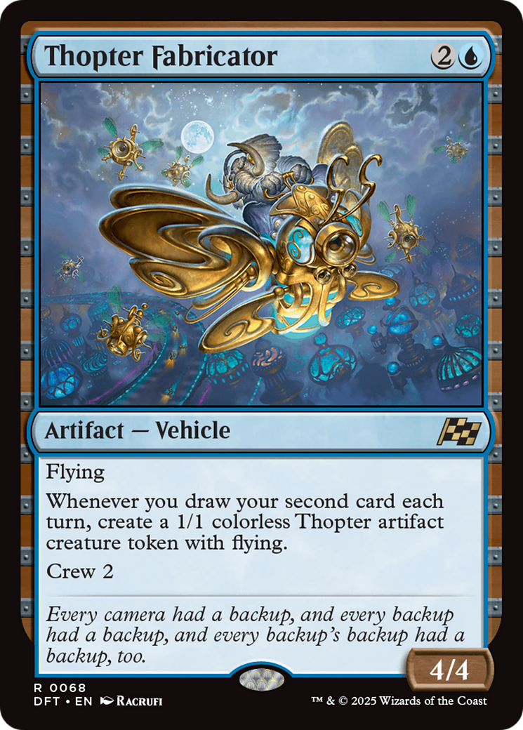 Thopter Fabricator (DFT-068) [Aetherdrift] Foil