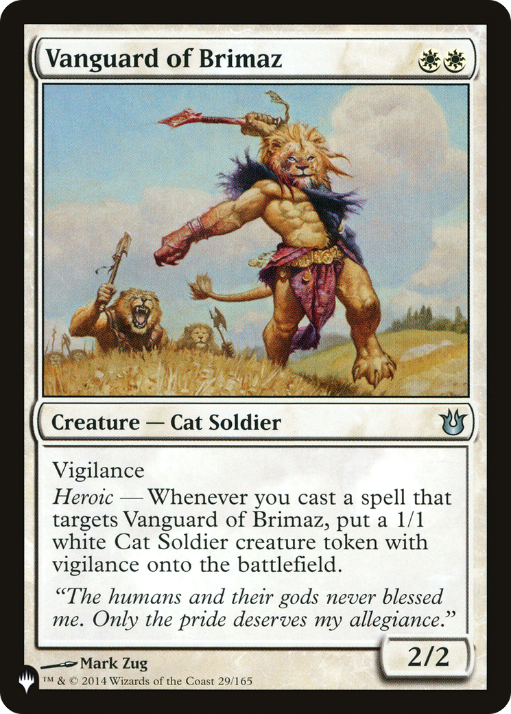 Vanguard of Brimaz (LIST-BNG-29) [The List]