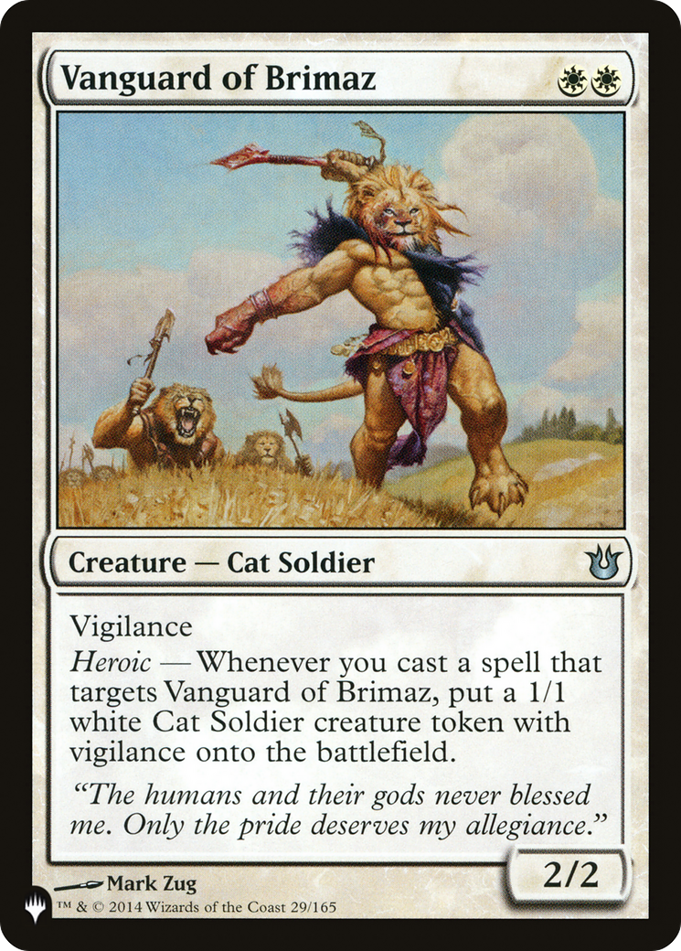 Vanguard of Brimaz (LIST-BNG-29) [The List]