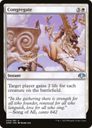Congregate (DMR-004) [Dominaria Remastered] Foil
