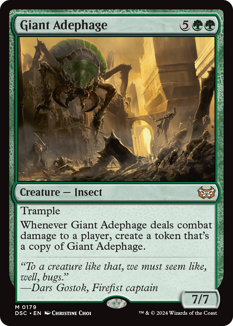 Giant Adephage (DSC-179) [Duskmourn: House of Horror Commander]