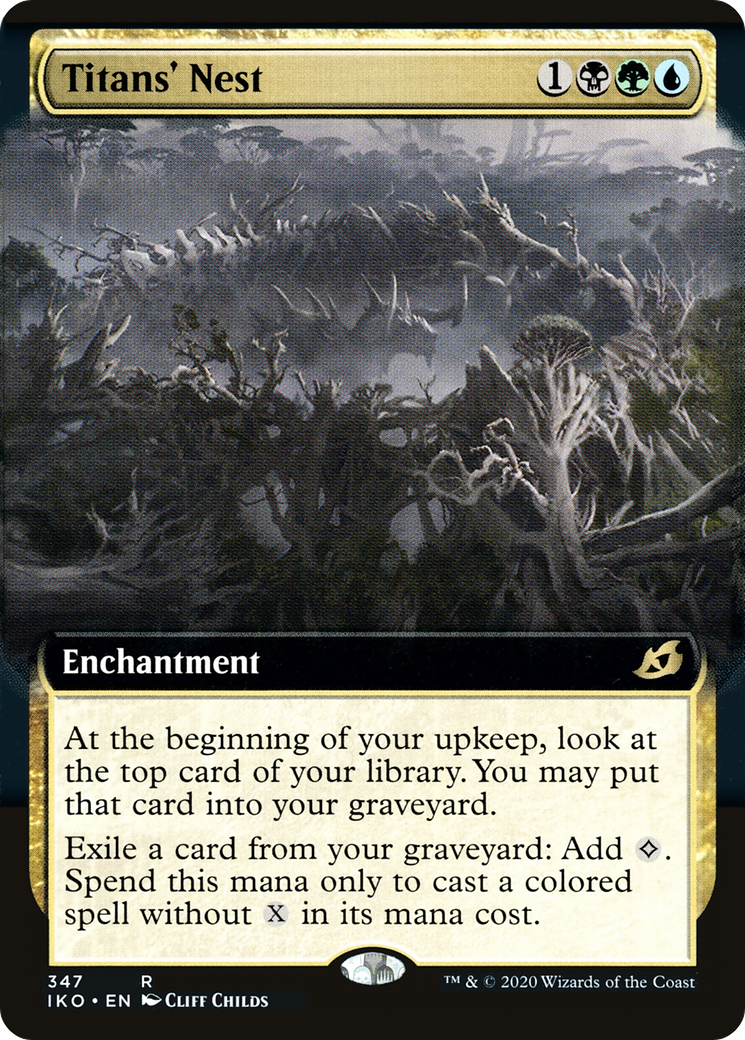 Titans' Nest (IKO-347) [Ikoria: Lair of Behemoths]: (Extended Art)