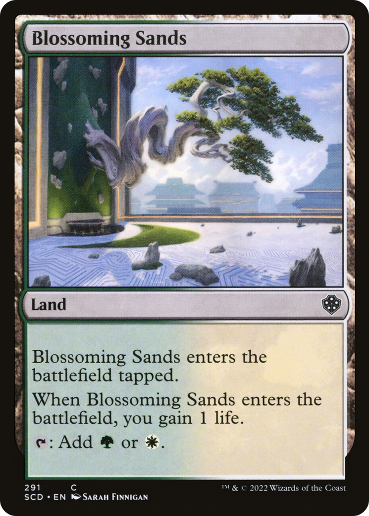 Blossoming Sands (SCD-291) [Starter Commander Decks]