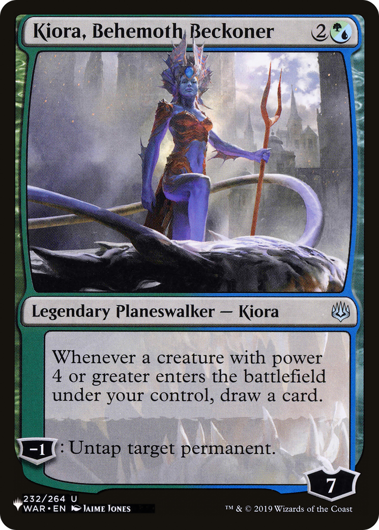 Kiora, Behemoth Beckoner (LIST-WAR-232) [The List]