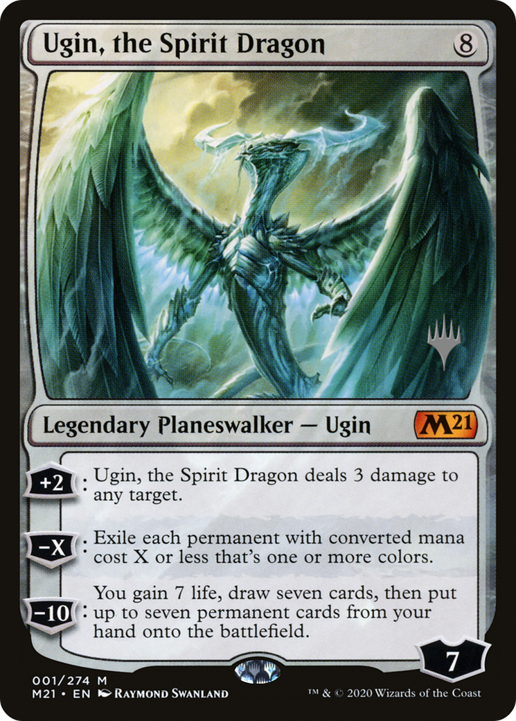 Ugin, the Spirit Dragon (PPM21-01P) [Promo Pack: Core Set 2021 Promos]