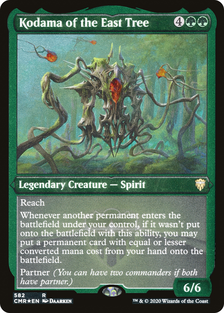 Kodama of the East Tree (CMR-582) [Commander Legends] Etched Foil