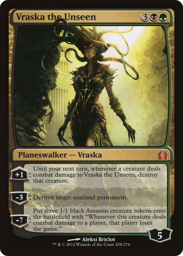 Vraska the Unseen (RTR-208) [Return to Ravnica]
