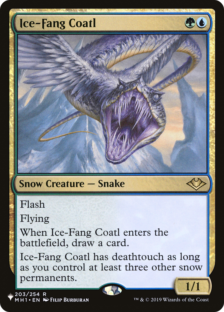 Ice-Fang Coatl (LIST-MH1-203) [The List]