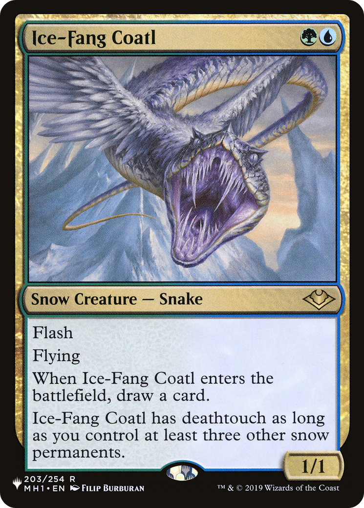 Ice-Fang Coatl (LIST-MH1-203) [The List]