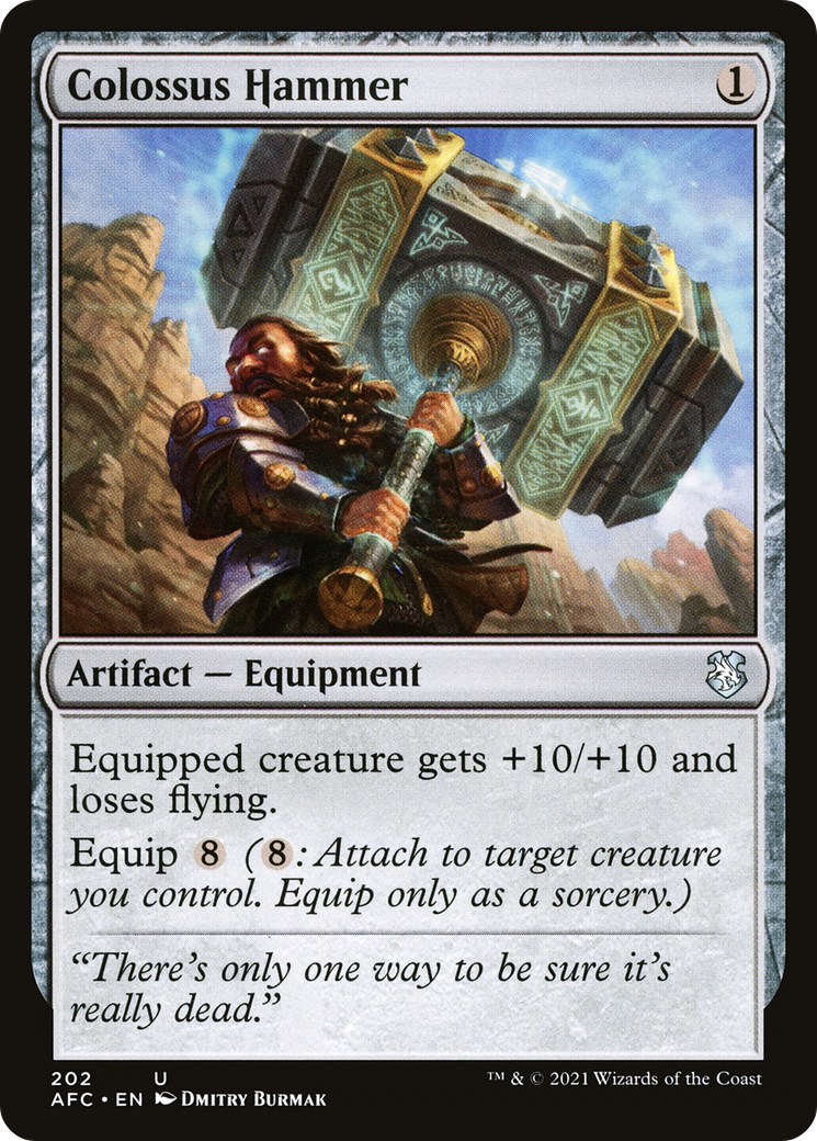 Colossus Hammer (AFC-202) [Forgotten Realms Commander]