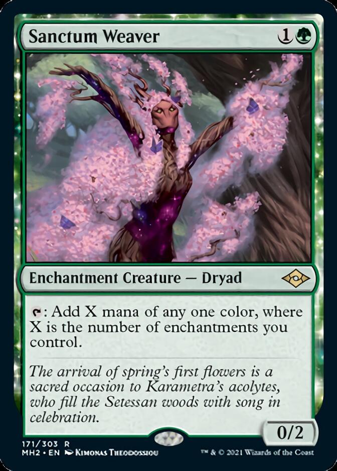 Sanctum Weaver (MH2-171) [Modern Horizons 2]: (enchantment) Foil