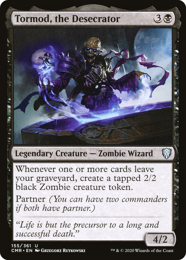 Tormod, the Desecrator (CMR-155) [Commander Legends] Foil