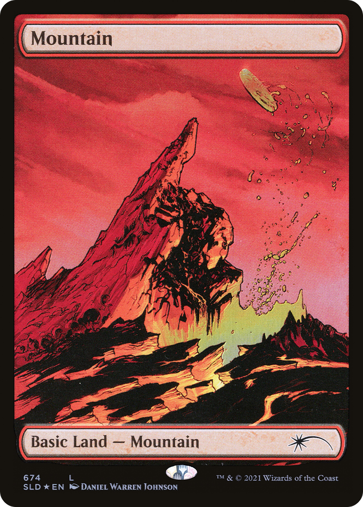 Mountain (SLD-674) [Secret Lair Drop] Foil