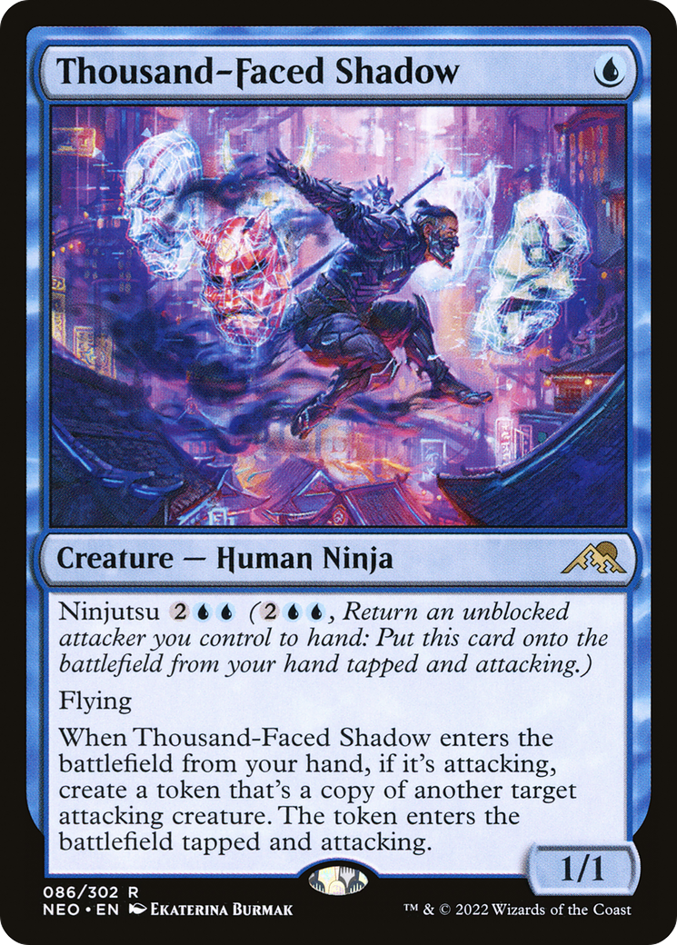 Thousand-Faced Shadow (NEO-086) [Kamigawa: Neon Dynasty]