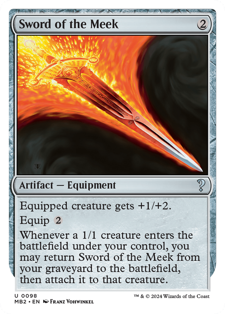 Sword of the Meek (MB2-098) [Mystery Booster 2]