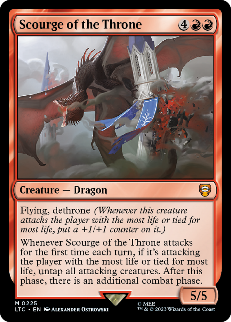 Scourge of the Throne (LTC-225) [Tales of Middle-earth Commander]