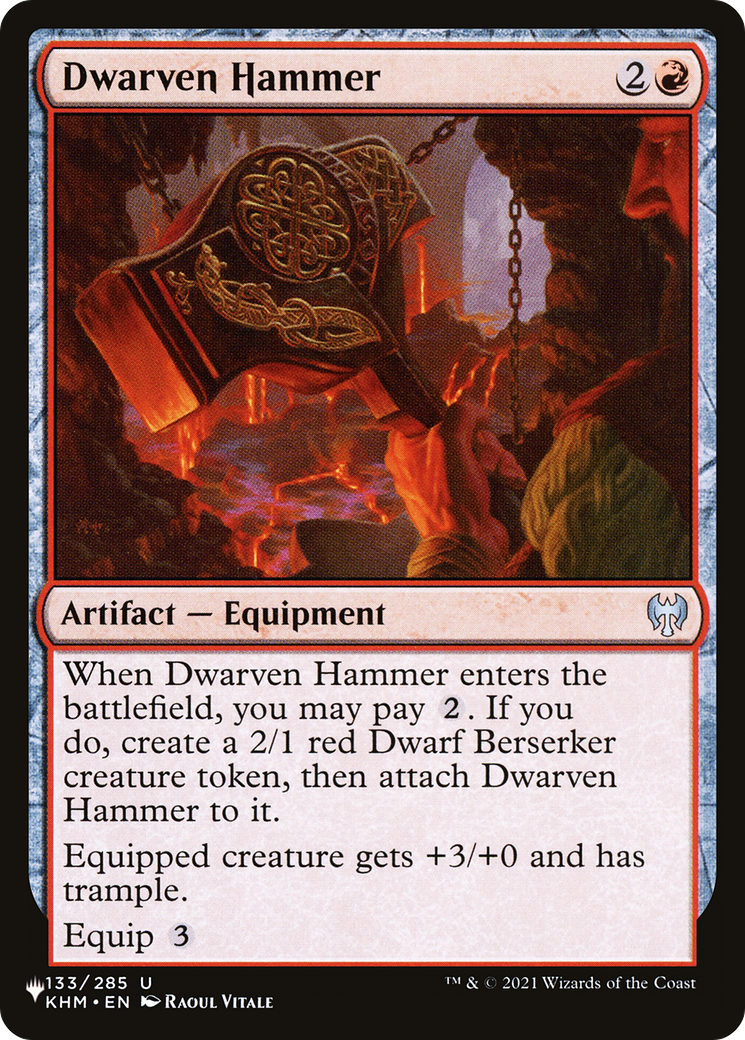 Dwarven Hammer (LIST-KHM-133) [The List]