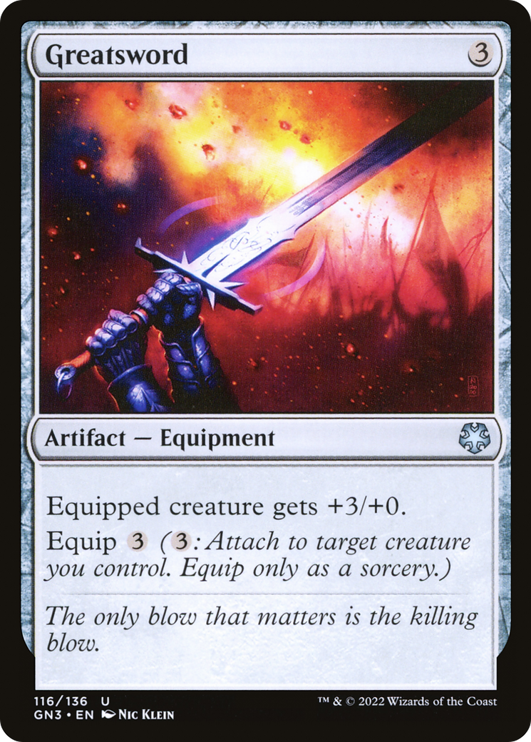 Greatsword (GN3-116) [Game Night: Free-for-All]