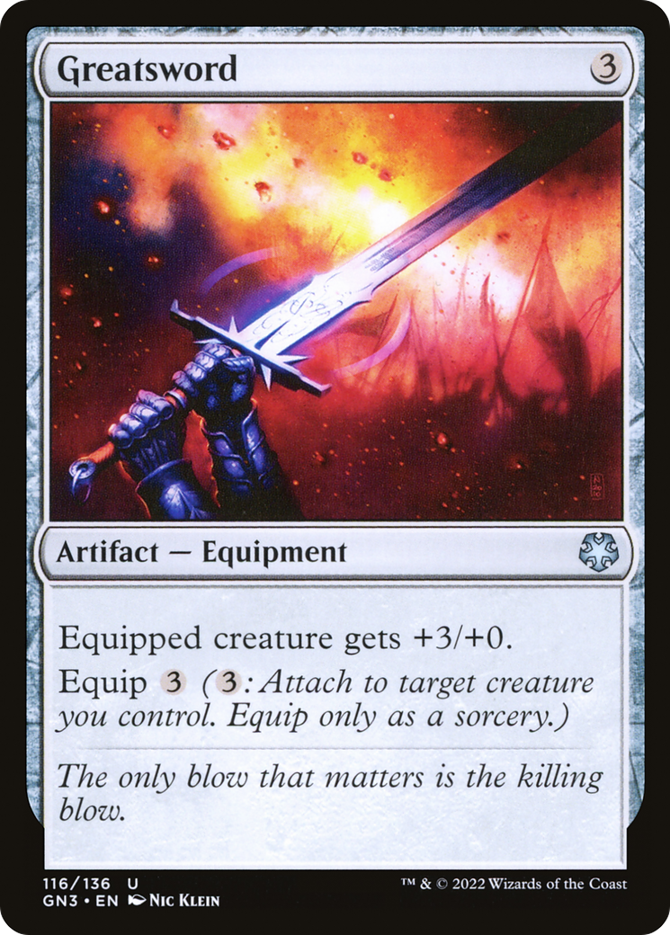 Greatsword (GN3-116) [Game Night: Free-for-All]