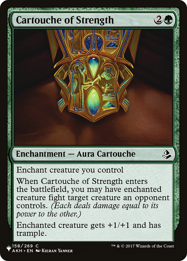 Cartouche of Strength (LIST-AKH-158) [The List]